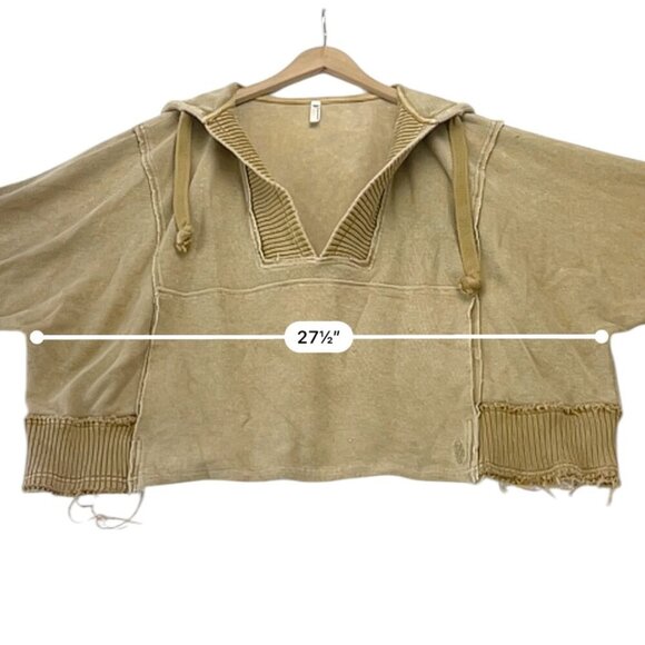 FP movement by Free People Distressed Hoodie Timko Size S - Picture 10 of 12